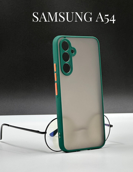 DZ/Чехол противоударный на Samsung Galaxy A54 Самсунг А54 изумрудный ...