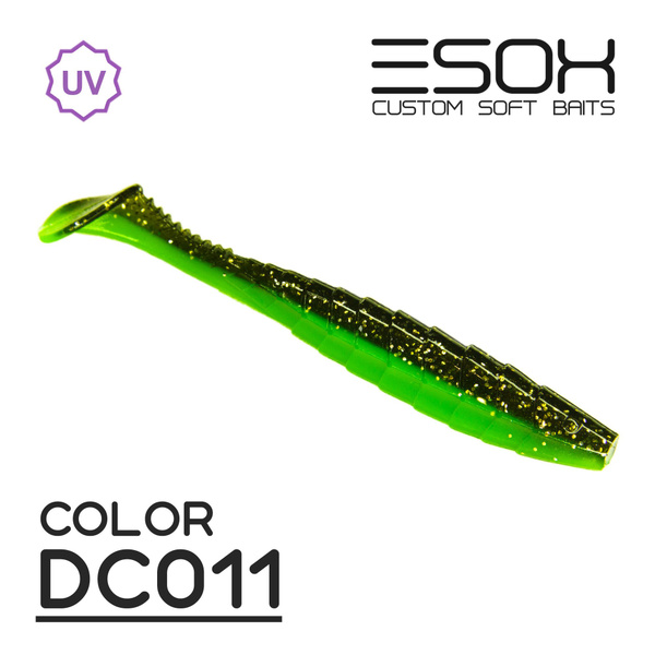 Мягкая приманка для рыбалки Esox GEKASA 4.4" 112 мм #DC011 (4 шт ...