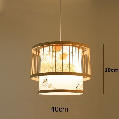 Новый абажур люстры в китайском стиле / искусство бамбука и плетение из ...