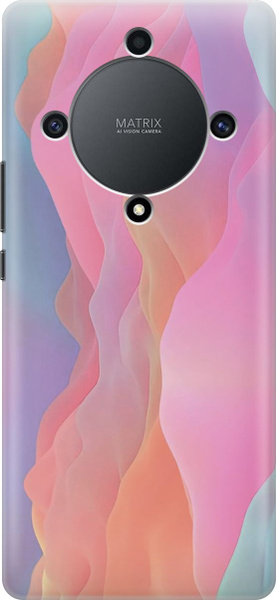 Силиконовый чехол Розовая дымка на Honor X9a / Magic5 Lite / Хонор Х9А ...