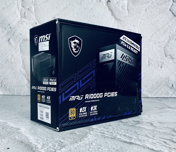 Блок питания для игрового ПК MSI MPG A1000G PCIE5 - купить с доставкой ...
