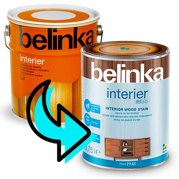 Belinka Interier (2,5 л 63 - пшеничные колосья) Белинка Интерьер лазурь ...