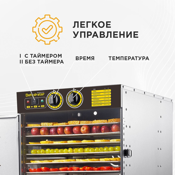 Дегидратор OBERHOF Fruchttrockner С-99/Сушилка овощей, фруктов, мяса ...
