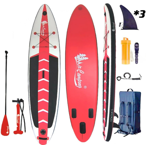 Сапборд надувной MirCamping Inflatable SUP 320*76*15СМ CRT-138C Красный ...