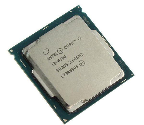 Процессор Intel i3-8100 Core i3 8-го поколения, OEM (без кулера), 4 яд ...