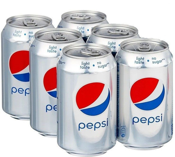 Pepsi Light ( Пепси Лайт ) 0,33*6 шт., напиток газированный - купить с ...