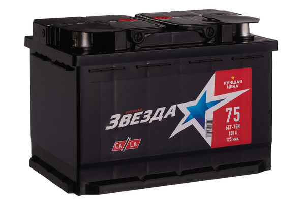 Аккумулятор автомобильный Русская Звезда 6CT-60N_Прямая (+/-) купить по ...