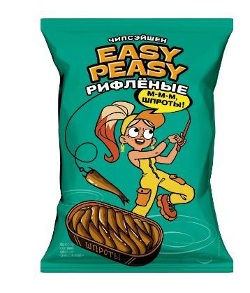 Easy Peasy Чипсы Шпроты, 50 г - купить с доставкой по выгодным ценам в ...