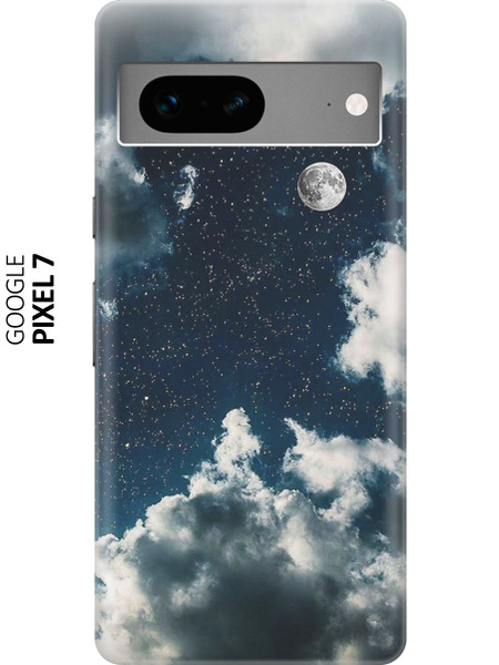 Силиконовый чехол Лунное небо на Google Pixel 7 / Гугл Пиксель 7 ...
