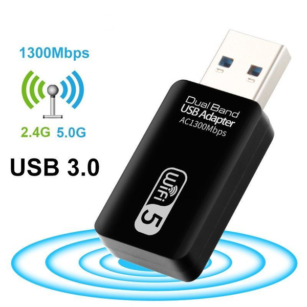 Сетевая карта IMICE wifi адаптер для компьютера 5 ггц 1300 Mbps 5g wi ...