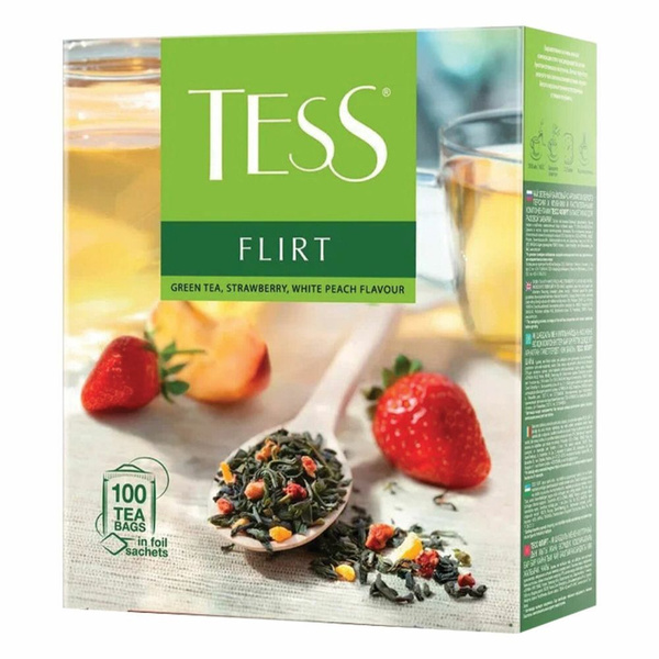 Чай TESS (Тесс) "Flirt" 100 пак.- 3уп - купить с доставкой по выгодным ...