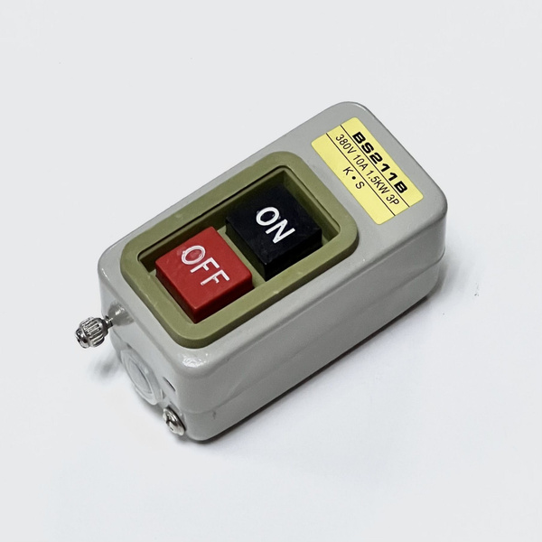 Выключатель блока управления (кнопка пуск стоп) сверлильного станка ...