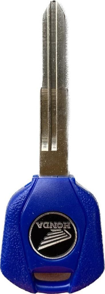 Заготовка ключа замка зажигания (болванка) Honda, цвет синий, левый ...