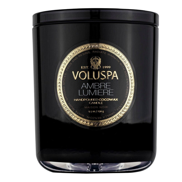 Свеча ароматическая VOLUSPA "Амбрэ Люмьер", 10 см, 1 шт купить по ...