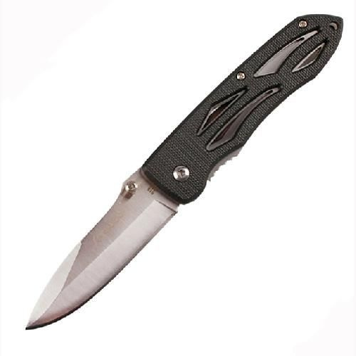 Нож складной туристический Ganzo G615 (цв. рукояти: чёрный) - купить с ...
