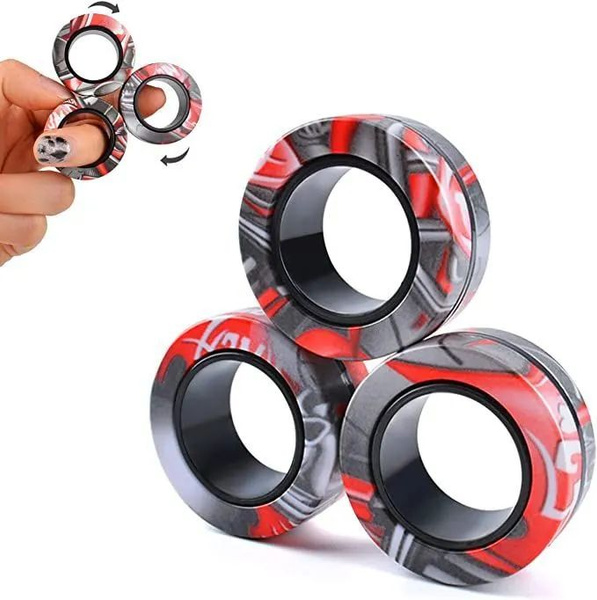 Fidget Toys магнитные кольца