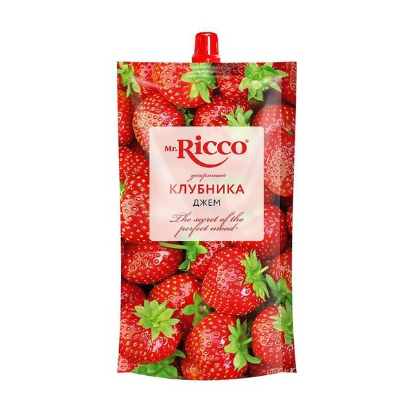 Джем десертный, Mr.Ricco, 300 г, клубника - купить с доставкой по ...
