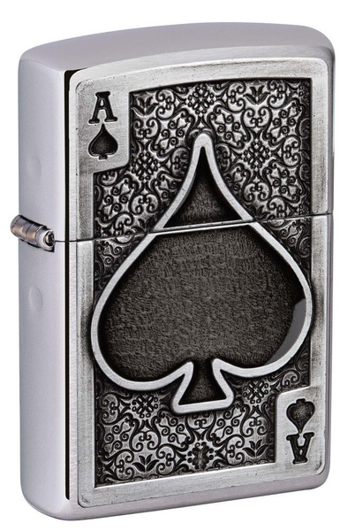 Зажигалка бензиновая Zippo 49637 Ace Of Spades - купить с доставкой по ...