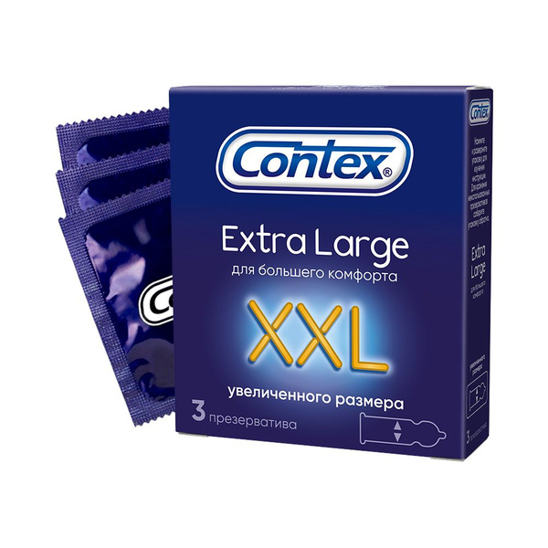 Презервативы Контекс Extra Large, 3 шт. - купить с доставкой по ...