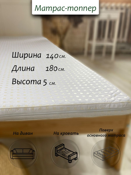 Топпер-наматрасник Nitkin Топпер-наматрасник_МТ5-14-18Шашка_Nitkin ...