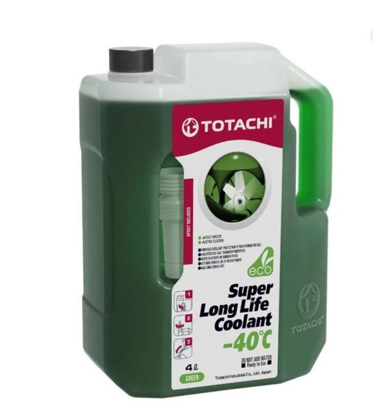 Антифриз зеленый TOTACHI SUPER LONG LIFE COOLANT GREEN -40C 4 л купить ...