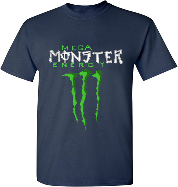 Футболка Monster Energy, размер 52, цвет темно-синий, 棉花 - купить по ...