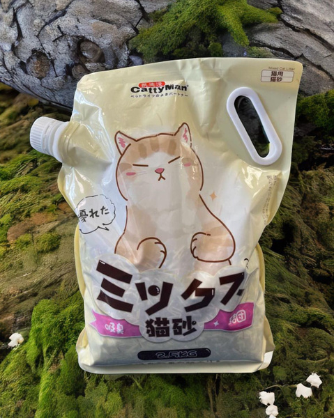 Наполнитель для кошачьего туалета japan premium pet комкующийся