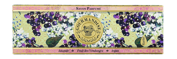 GOURMANDISE Набор натурального парфюмированного мыла (Миндаль ...
