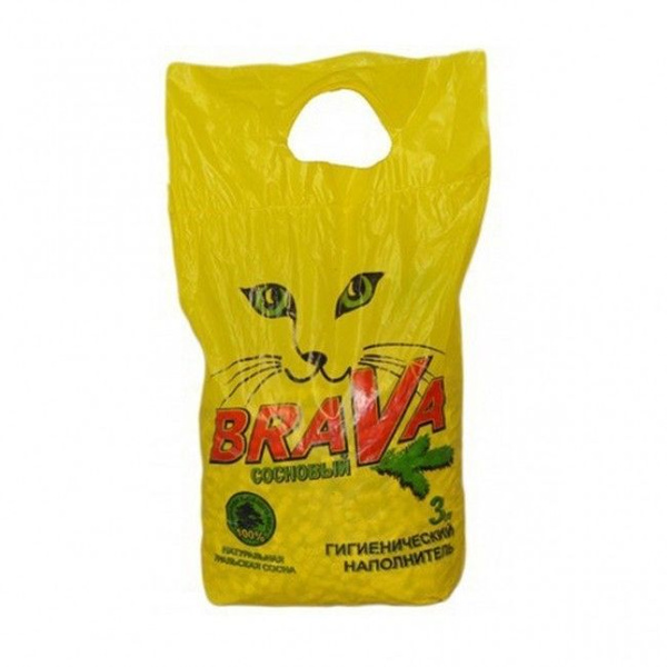 BraVa Наполнитель Древесный Впитывающий 1500г. - купить с доставкой по ...