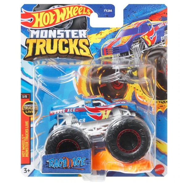 HNW27 Машинка металлическая игрушка Hot Wheels Monster Trucks Монстр ...