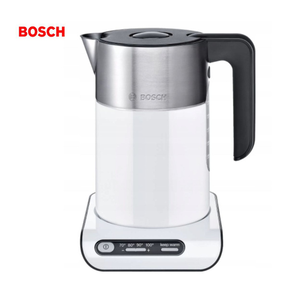 Bosch Электрический чайник с терморегулятором TWK 8611P, белый купить ...