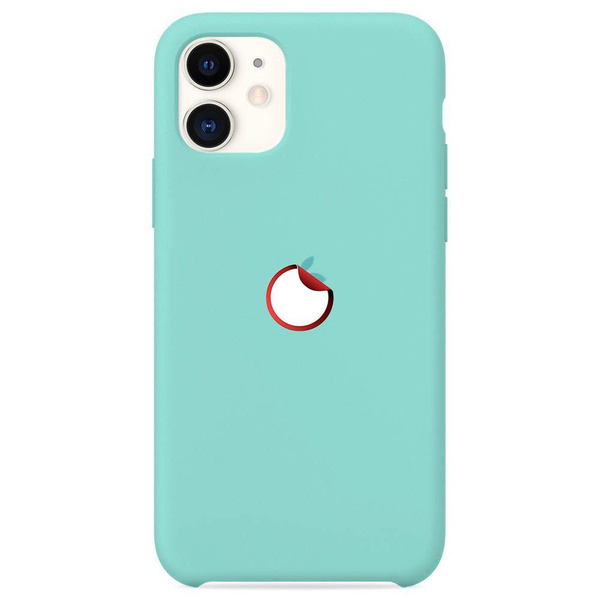 Силиконовый чехол для смартфона Silicone Case на iPhone 11 / Айфон 11 с ...