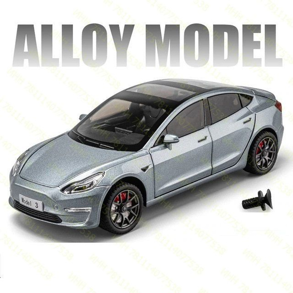 Tesla model shop 3 diecast model