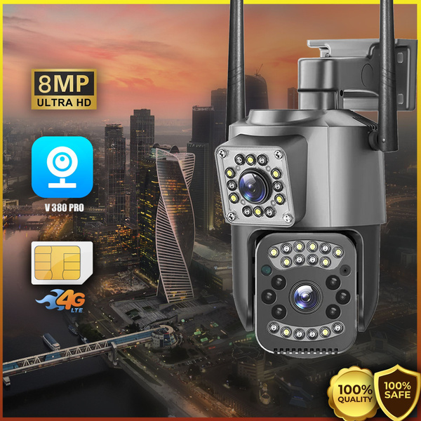 Камера видеонаблюдения GOOD DAY 4G 8Mp уличная / Умная Беспроводная ...