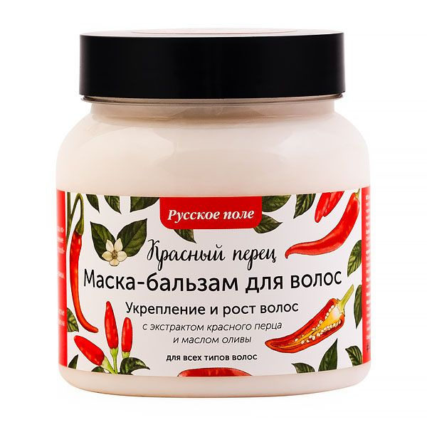 Русское поле Маска для волос , красный перец, 280 мл. - купить с ...