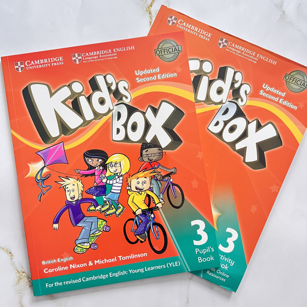 Kid's Box 3 2nd edition (Учебник + Рабочая Тетрадь + CD/DVD) kids box 2 ...