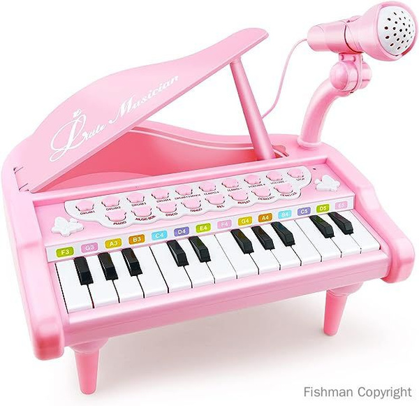 Мини-рояль LoveMini для детей на день рождения, возраст 1+, розовый, 24 ...