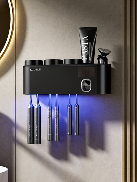 Ультрафиолетовая интеллектуальная подставка для зубных щеток с 3 ...