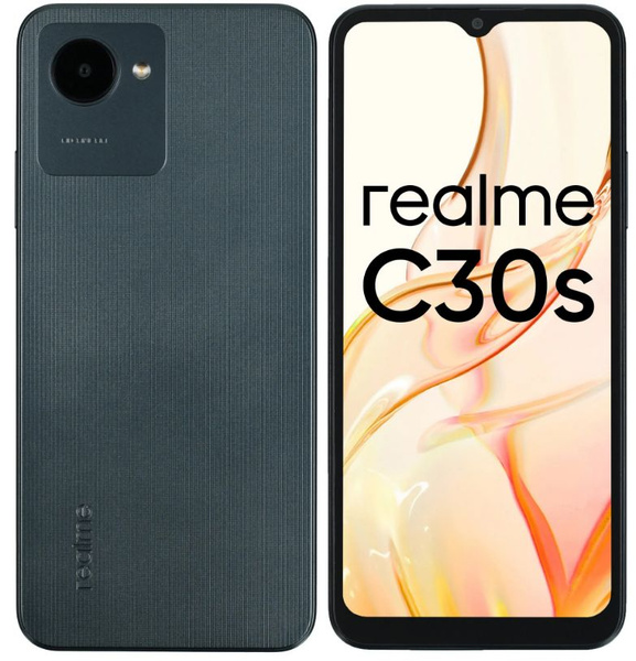 Смартфон realme C30S черный 64 ГБ - купить по выгодной цене в интернет ...