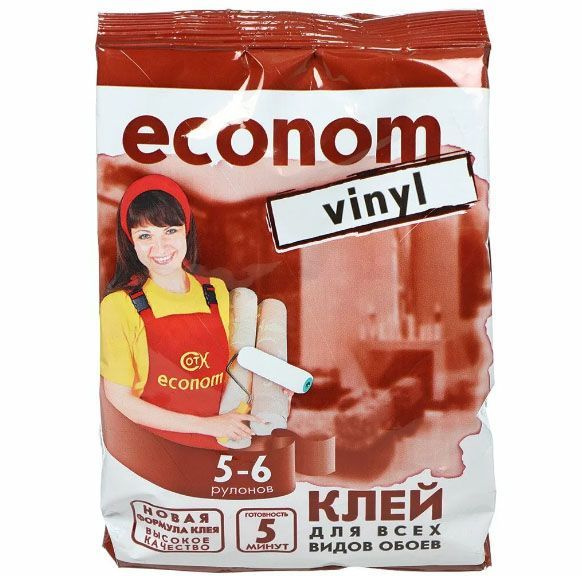 Клей для обоев Econom Клей обойный универсал 200г, 200 г. - купить по ...
