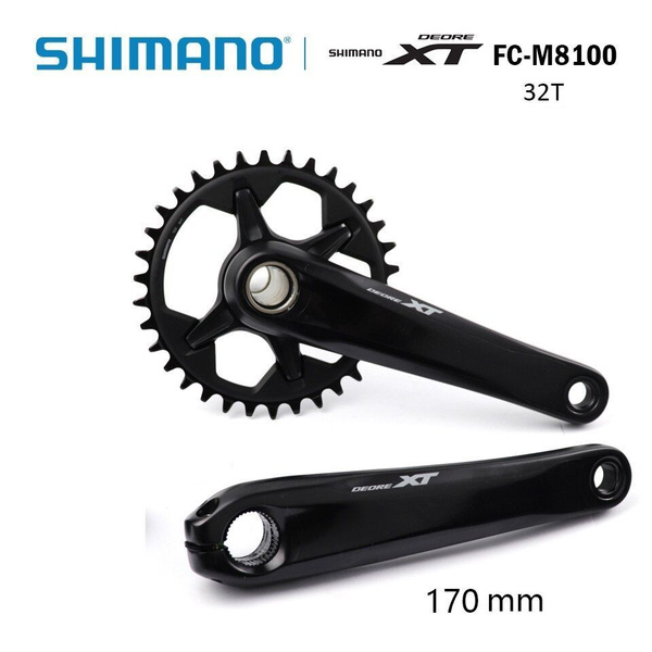 Система шатунов Shimano XT FC-M8100 со звездой 34T на 12 скоростей ...