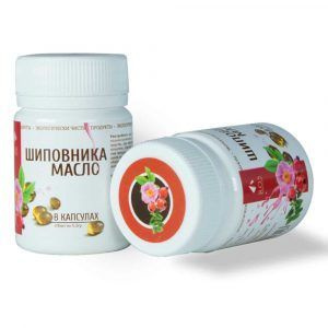 Рось, Шиповника масло(Капсула)100% натуральное, нерафинированное,100 ...