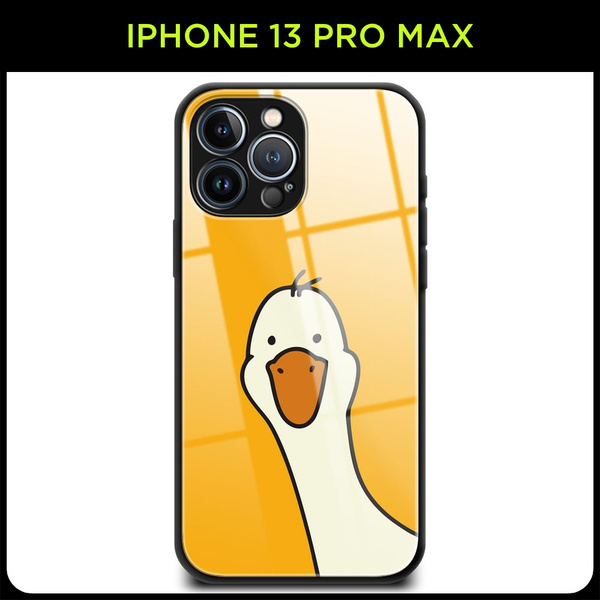 Стеклянный чехол на Apple iPhone 13 Pro Max / Айфон 13 Pro Max с ...