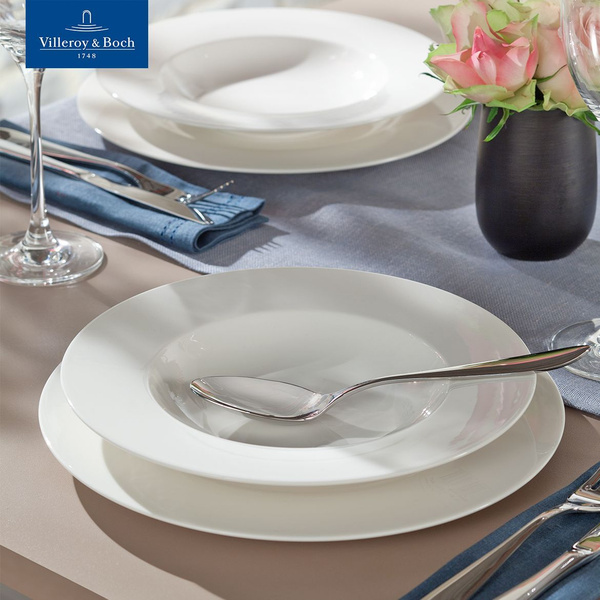 Тарелка Villeroy & Boch "Basic White", Фарфор, диаметр 27 см - купить ...