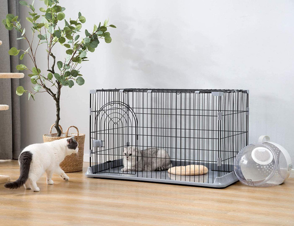 Клетка для кошек Dogland, 1 этаж, 84х60х54 см с поддоном - купить с ...