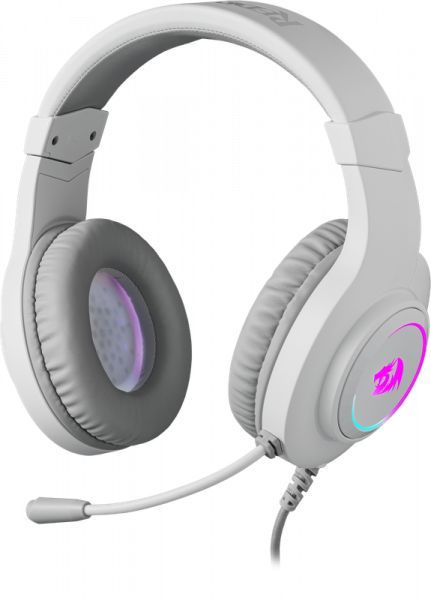 Игровые наушники Defender Redragon Hylas Белые, RGB, 3.5 Jack (Арт ...