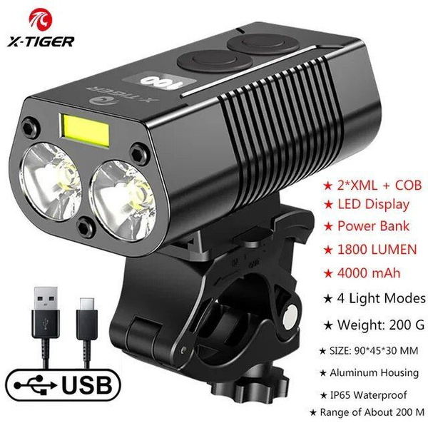 Фонарь велосипедный X-TIGER QD-1001 - купить с доставкой по выгодным ...