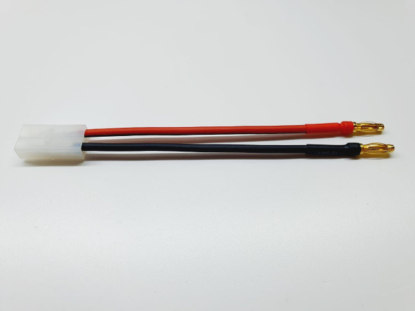 Кабель зарядки TAMIYA plug на банан 4мм 217 силовой провод разъем Тамия ...