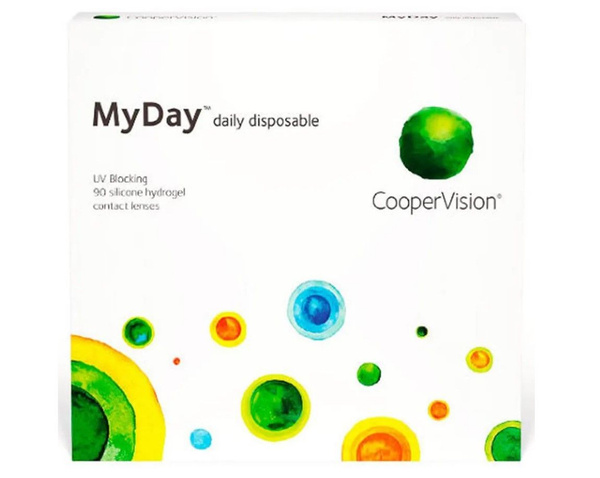 Контактные линзы Cooper Vision MyDay Daily Disposable однодневные, 90 ...