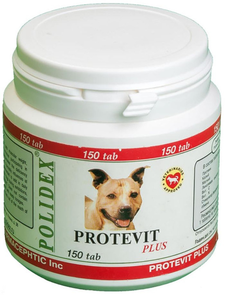 Polidex Protevit витамины для собак для роста мышечной массы и ...